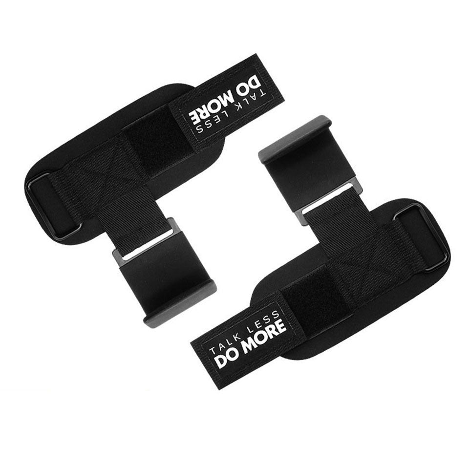 Weight Lifting Hook Grips with Padded Wrist Wraps