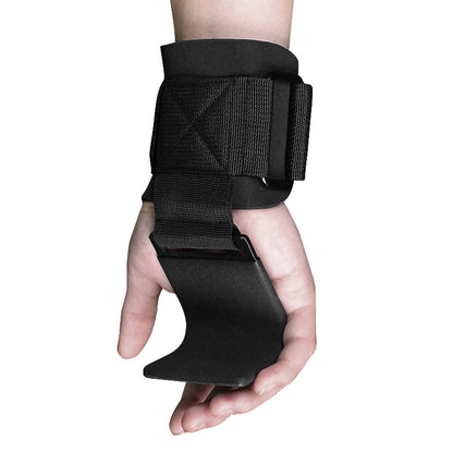 Weight Lifting Hook Grips with Padded Wrist Wraps