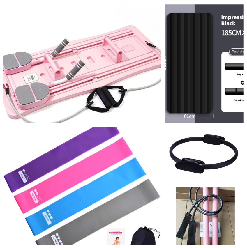 4-in-1 Foldable Abdominal Exercise Board – Home Core & Abs Trainer with Automatic Rebound