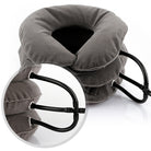 Inflatable Neck Rest — Adjustable 3-Chamber Support with Hand Pump
