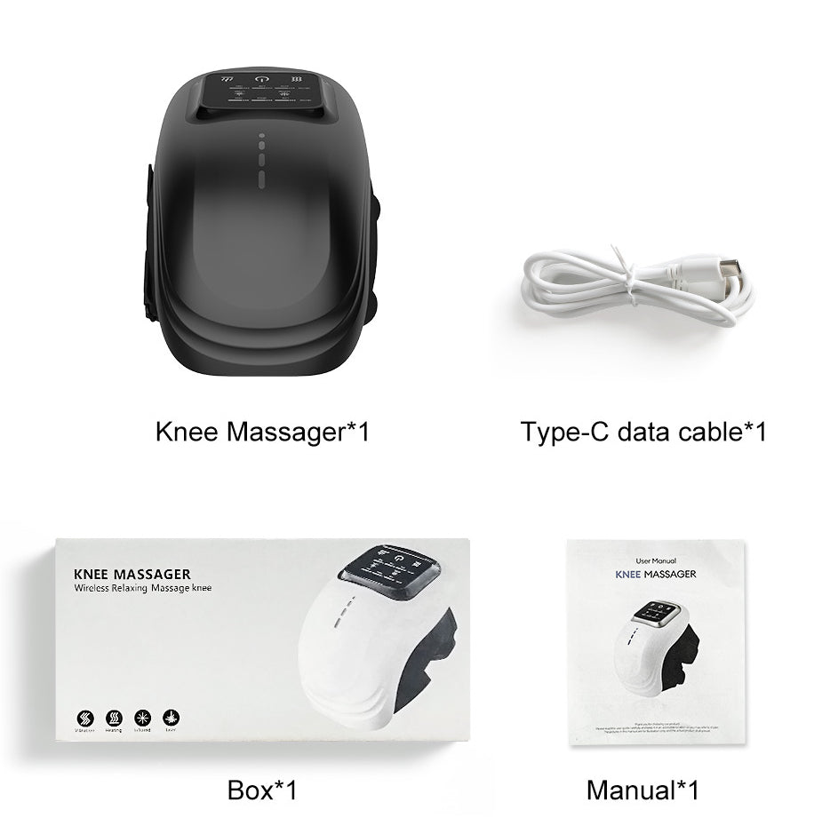 Cordless Knee Massager with Heat & Vibration