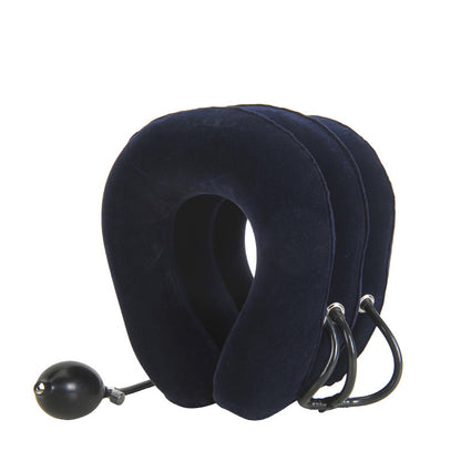 Alvoraz inflatable neck rest in Navy Blue, single collar