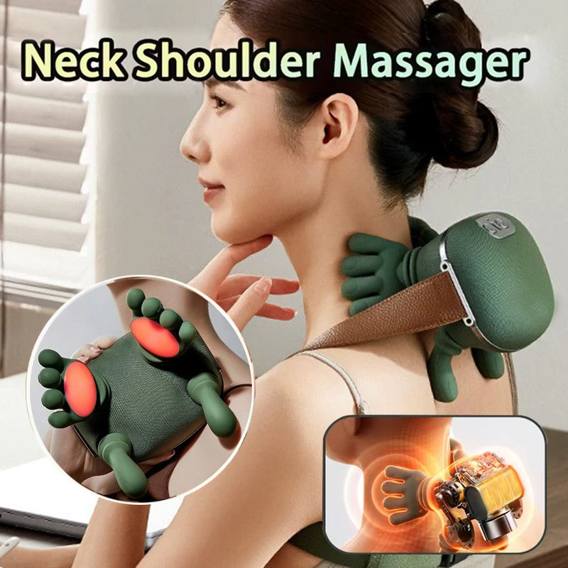 Cordless Neck and Shoulder Massager with Heat
