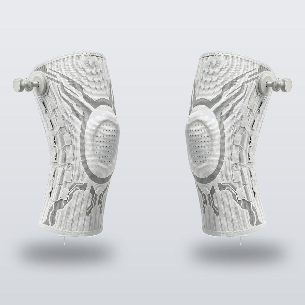 Left and right knee sleeves as a pair