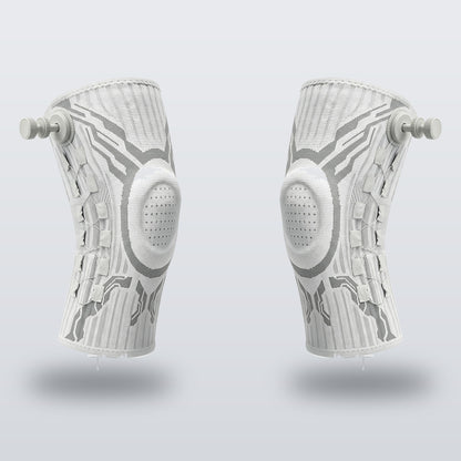 Left and right knee sleeves as a pair