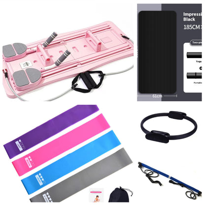 4-in-1 Foldable Abdominal Exercise Board – Home Core & Abs Trainer with Automatic Rebound