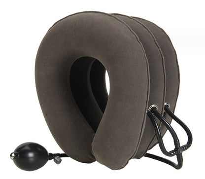 Alvoraz inflatable neck rest in Grey, single collar