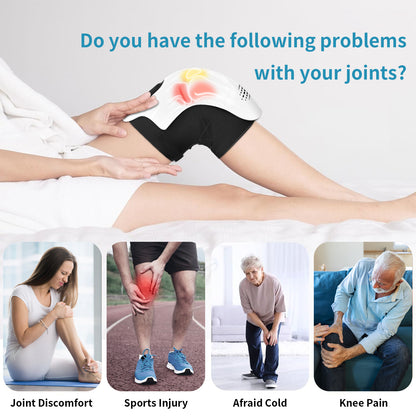 Cordless Knee Massager with Heat & Vibration