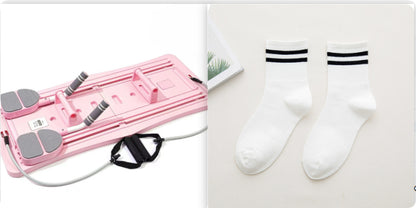 4-in-1 Foldable Abdominal Exercise Board – Home Core & Abs Trainer with Automatic Rebound