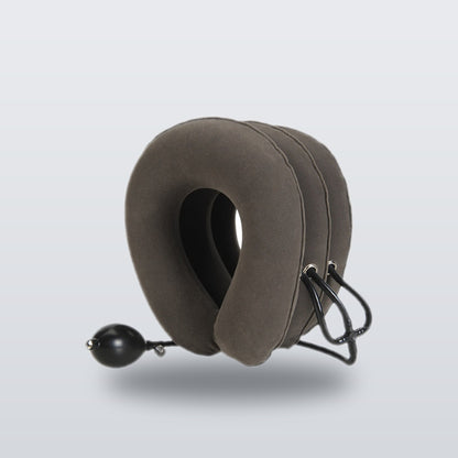 Inflatable neck rest in Grey - single collar